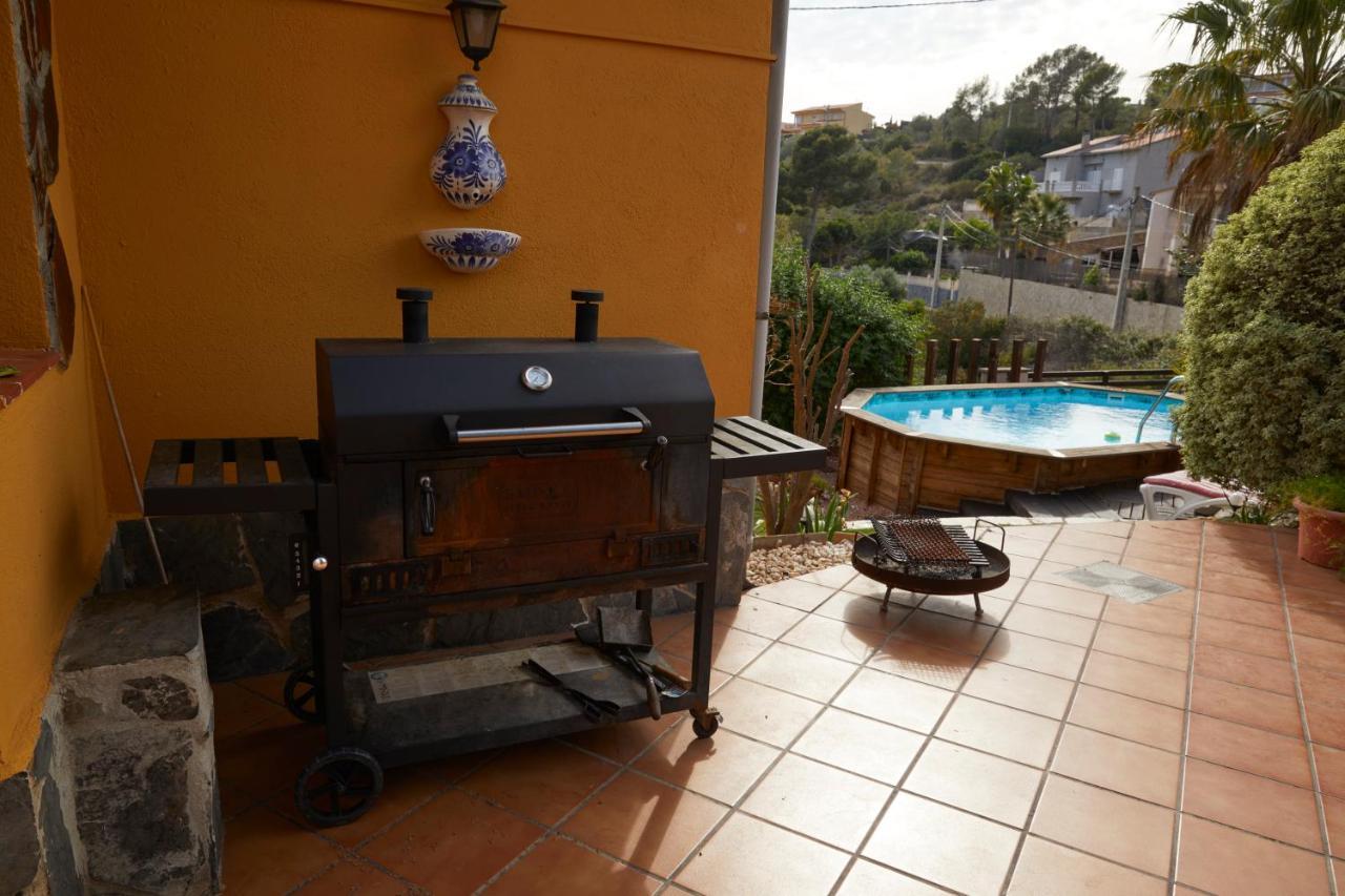 Amazing Vila Close To Sitges, Jacuzzi, Swimming Pool & Exellent Views Olivella Exterior foto